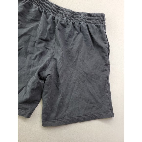 Nike Men XXL Black Sweat Short Elastic Waist Swoosh Pockets Lounge 10" - Picture 11 of 11